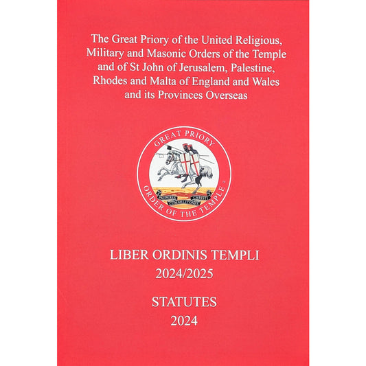 Knights Templar Liber Ordinis Templi Statutes