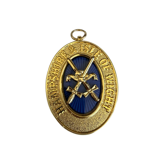 Past Provincial Grand Sword Bearer collar jewel for Hampshire and the Isle of Wight