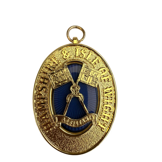 Past Provincial Assistant Grand Standard Bearer collar jewel for Hampshire and the Isle of Wight