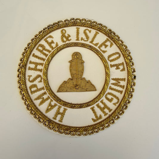 Provincial Senior Grand Warden embroidered apron badge