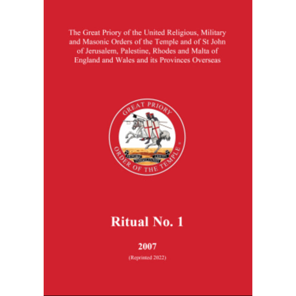 Knights Templar ritual book number one