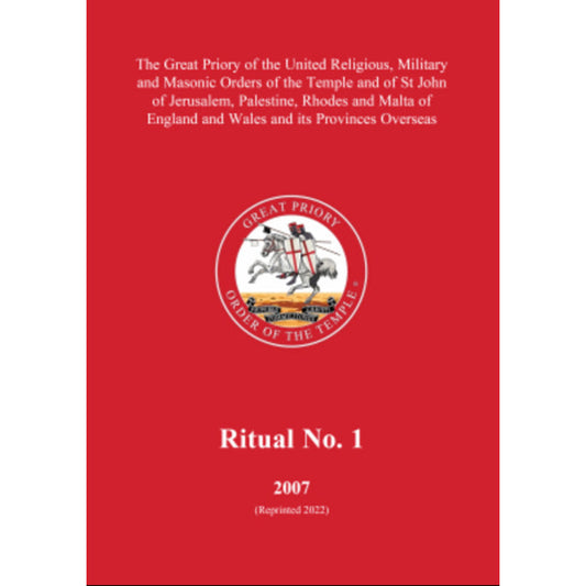 Knights Templar ritual book number one