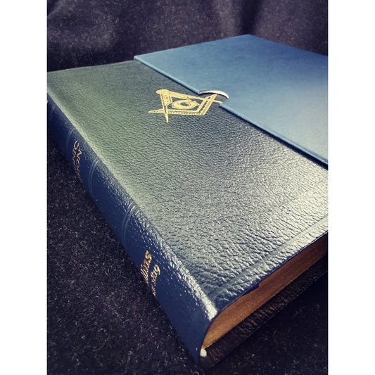Masonic presentation Bible and slipcase, alternative view