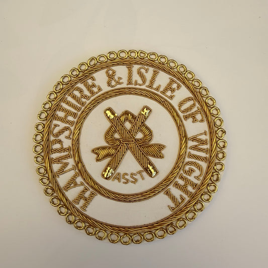Provincial Assistant Grand Director of Ceremonies embroidered apron badge