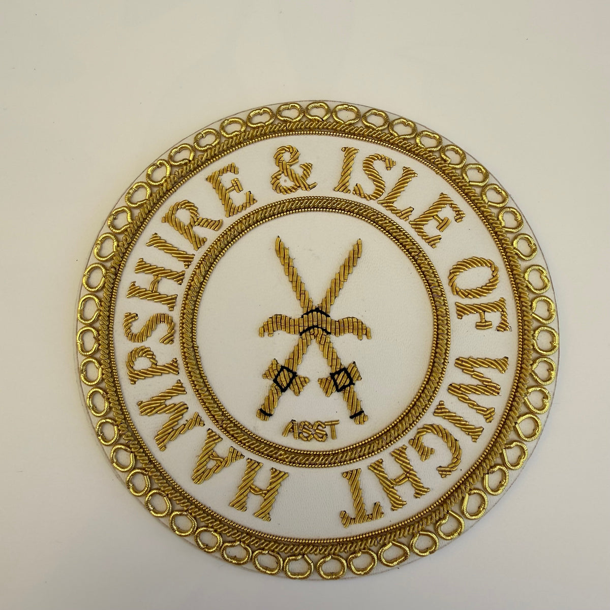 Provincial Assistant Grand Sword Bearer embroidered apron badge