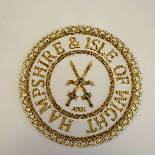 Provincial Assistant Grand Sword Bearer embroidered apron badge