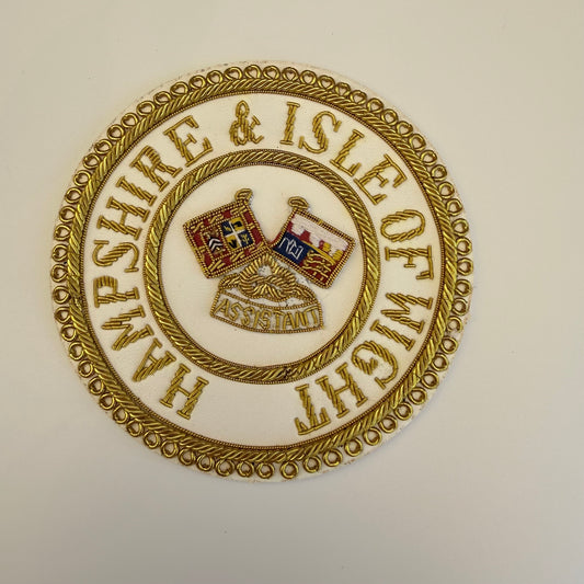 Provincial Assistant Grand Standard Bearer embroidered apron badge