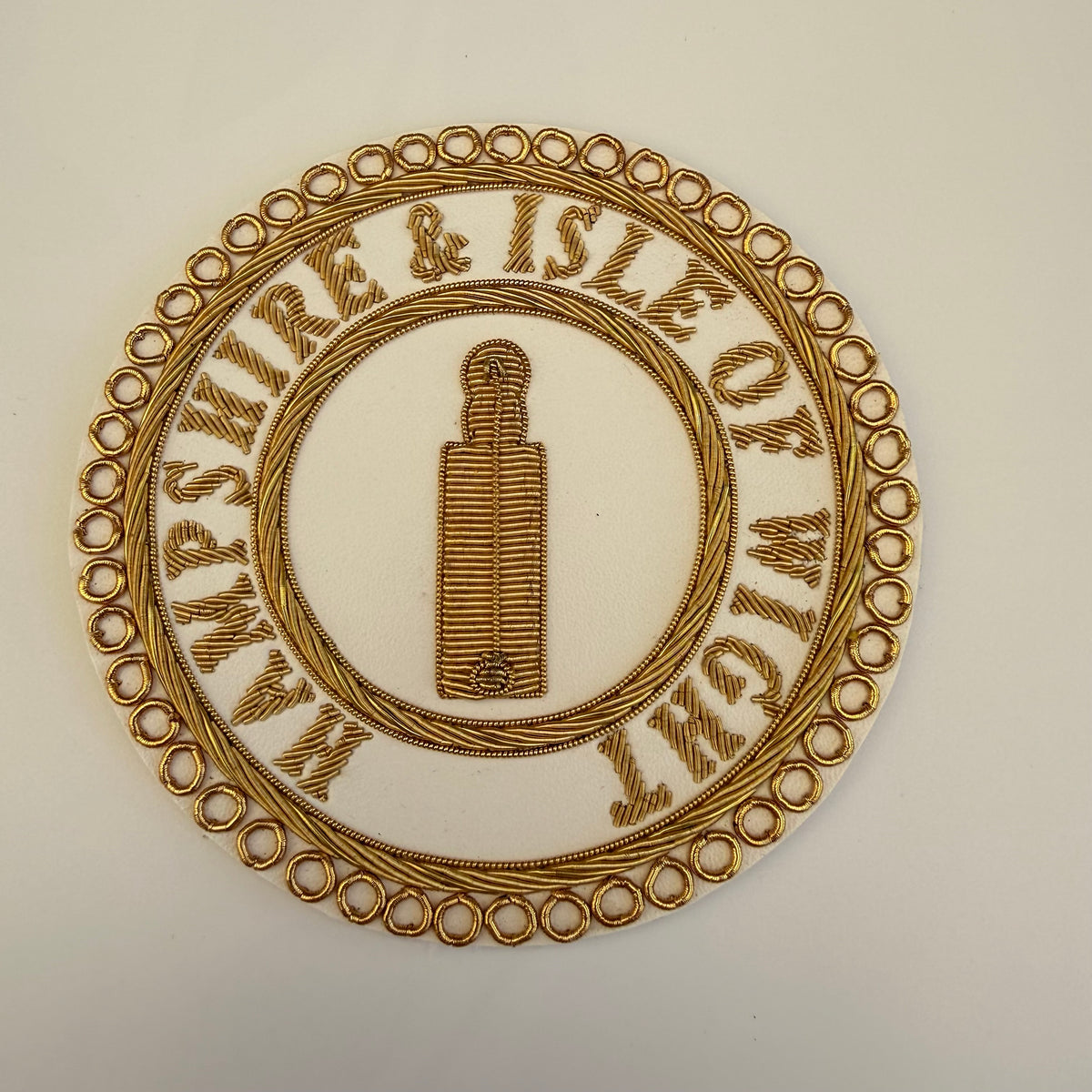 Provincial Junior Grand Warden embroidered apron badge