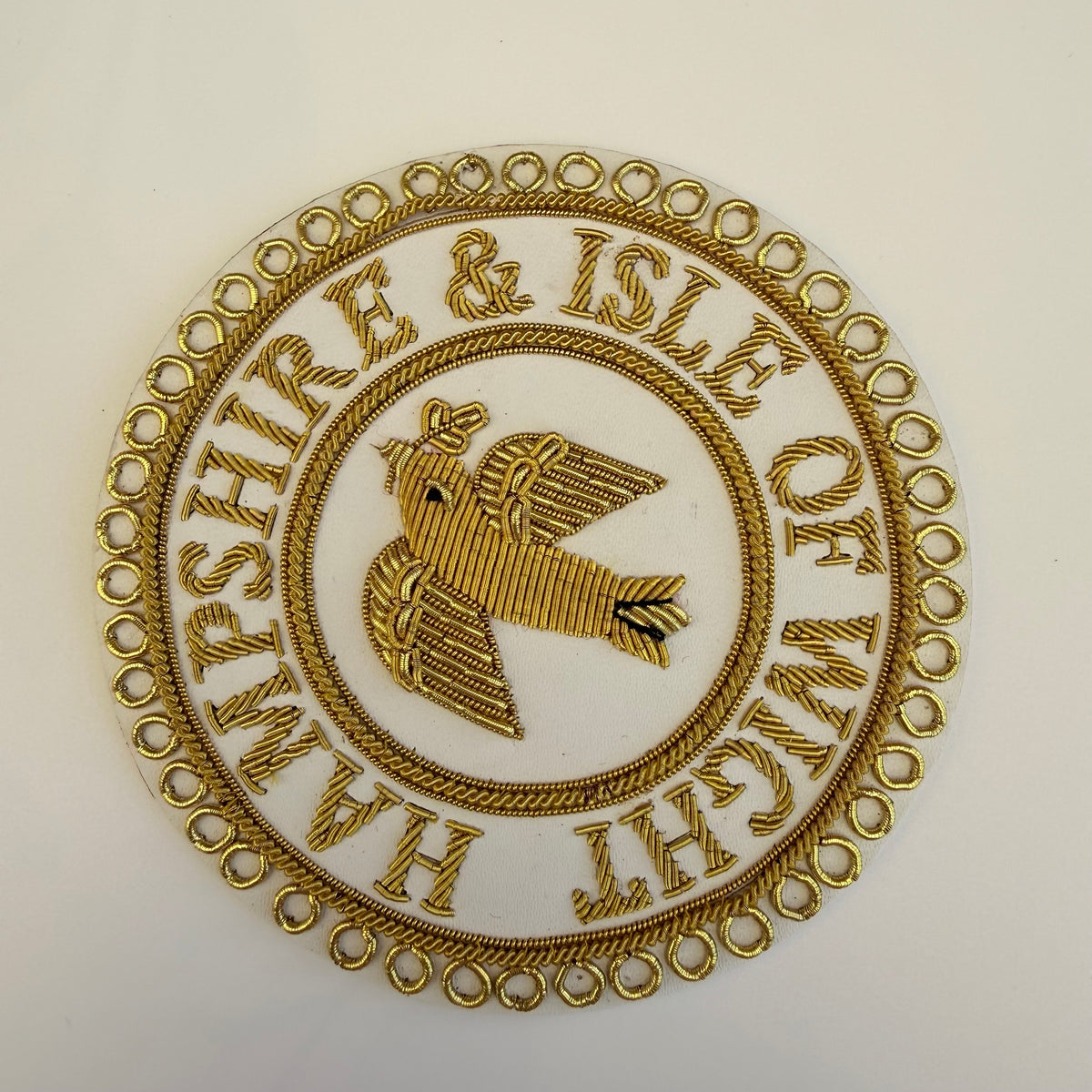 Provincial Senior or Junior Grand Deacon embroidered apron badge
