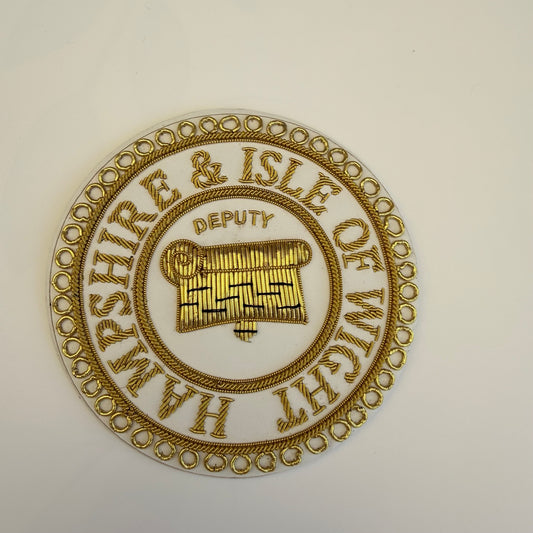 Provincial Deputy Grand Officer embroidered apron badge