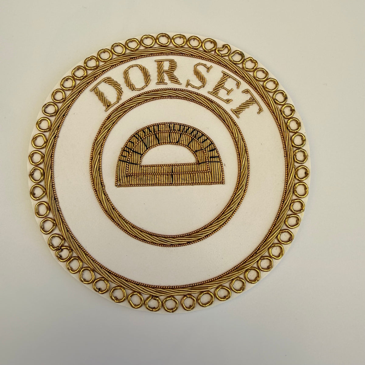 Provincial Grand Superintendent of Works embroidered apron badge