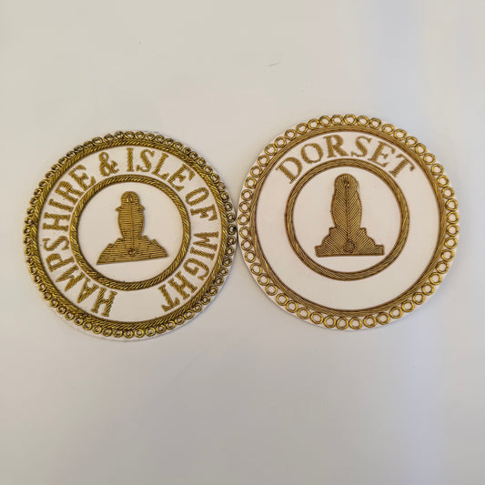 Provincial Senior Grand Warden apron badge, detail view