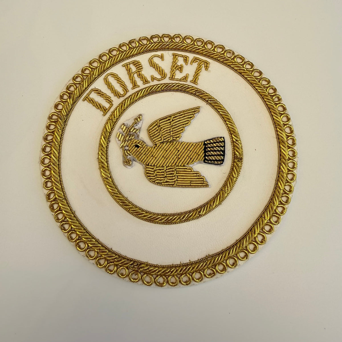 Provincial Senior or Junior Grand Deacon apron badge, alternative view